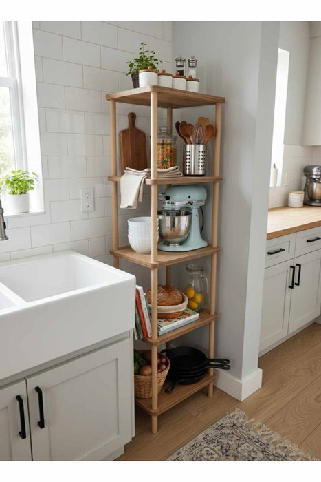 Hanah Home Estantería para Baño Pino